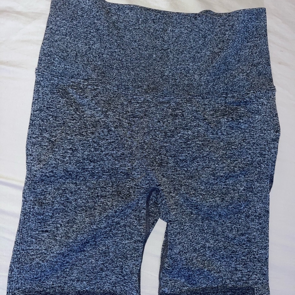 Lululemon Blue High-Waisted Shorts